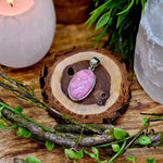 Rhodonite Sterling Silver Pendant