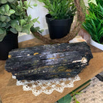Natural Black Tourmaline with Micca