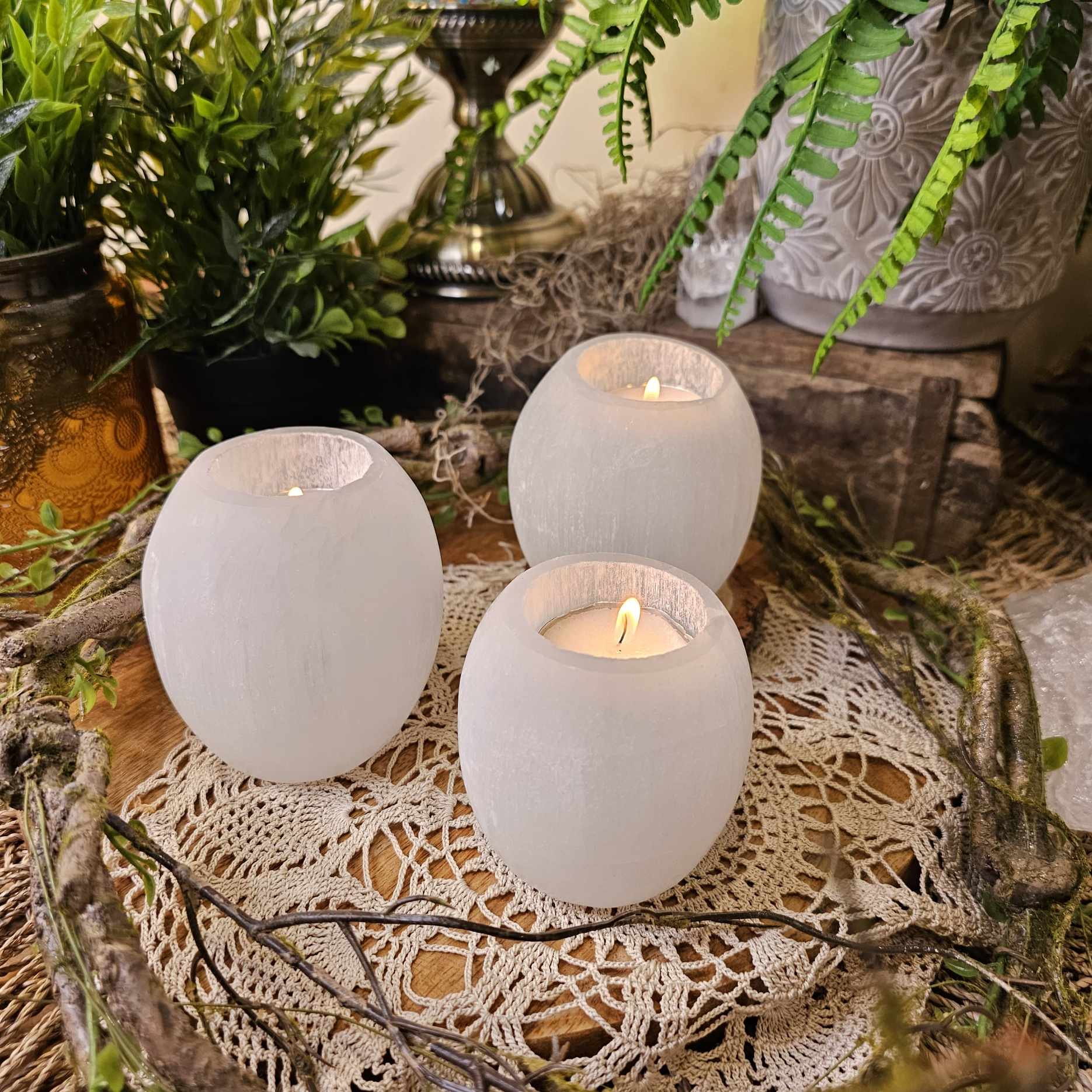 Selenite Tea-Light