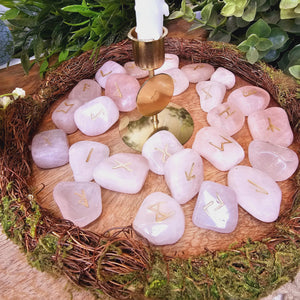 Runes Rose Quartz