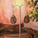 Dendritic Agate Sterling Silver Earrings