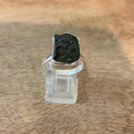 Moldavite Sterling Silver Ring Size 7