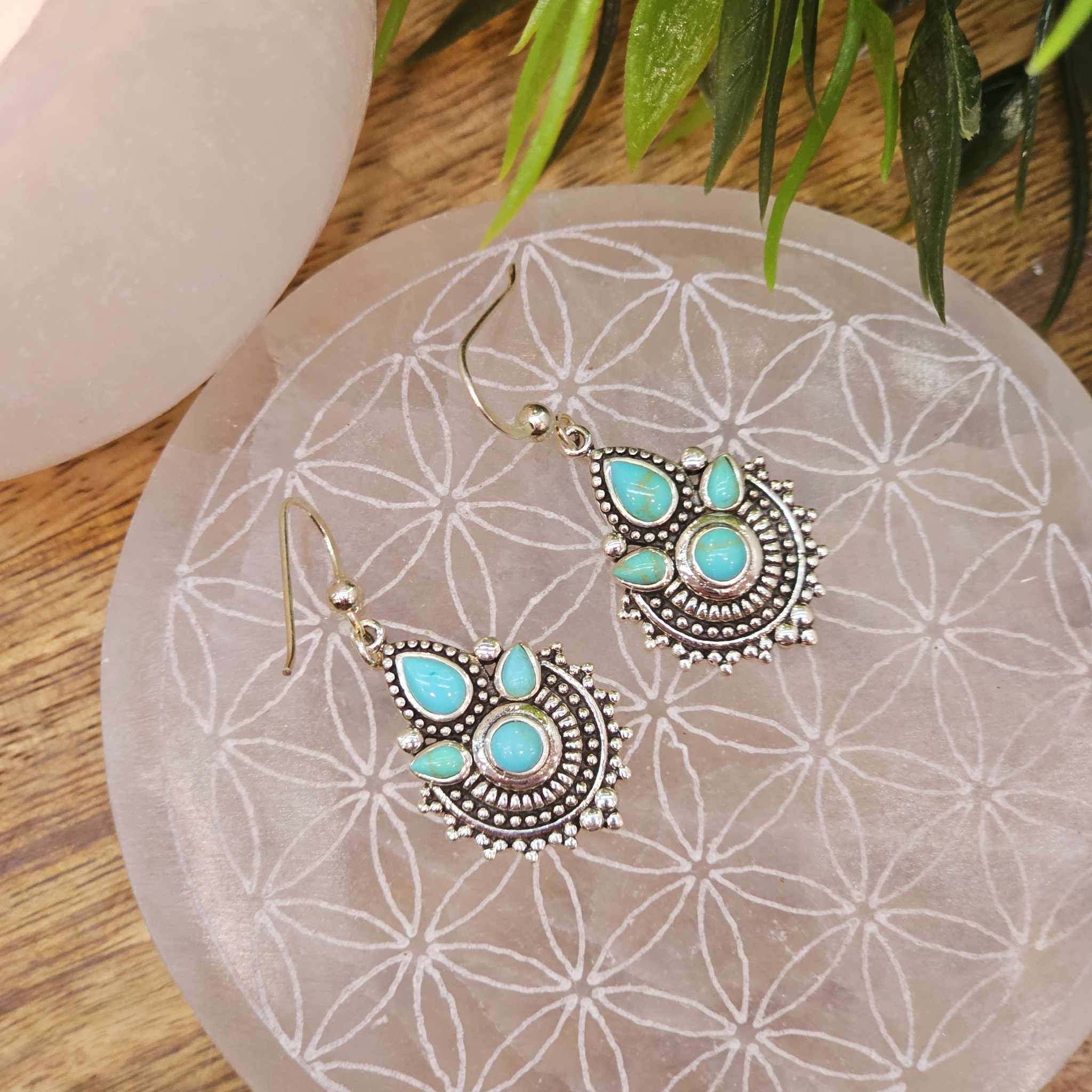 Turquoise Sterling Silver Earrings