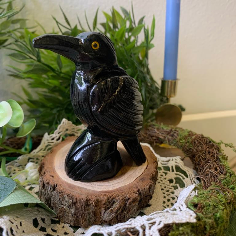 Black Obsidian Crow