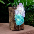 Amethyst and Blue Green Fluorite Illumina