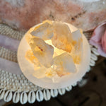 Selenite Bowl and Raw Citrine