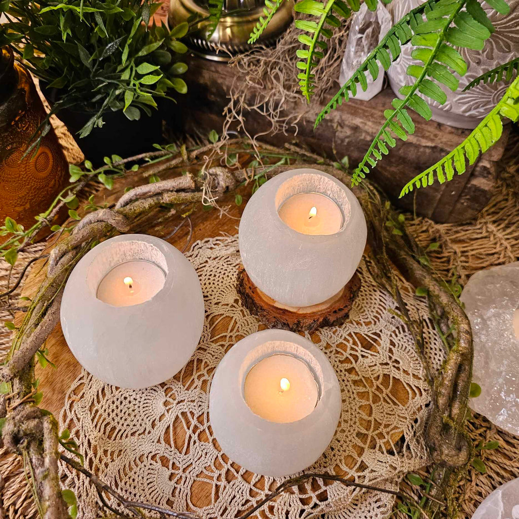 Selenite Tea-Light