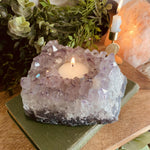 Amethyst Candle Holder