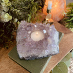 Amethyst Candle Holder