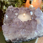Amethyst Candle Holder