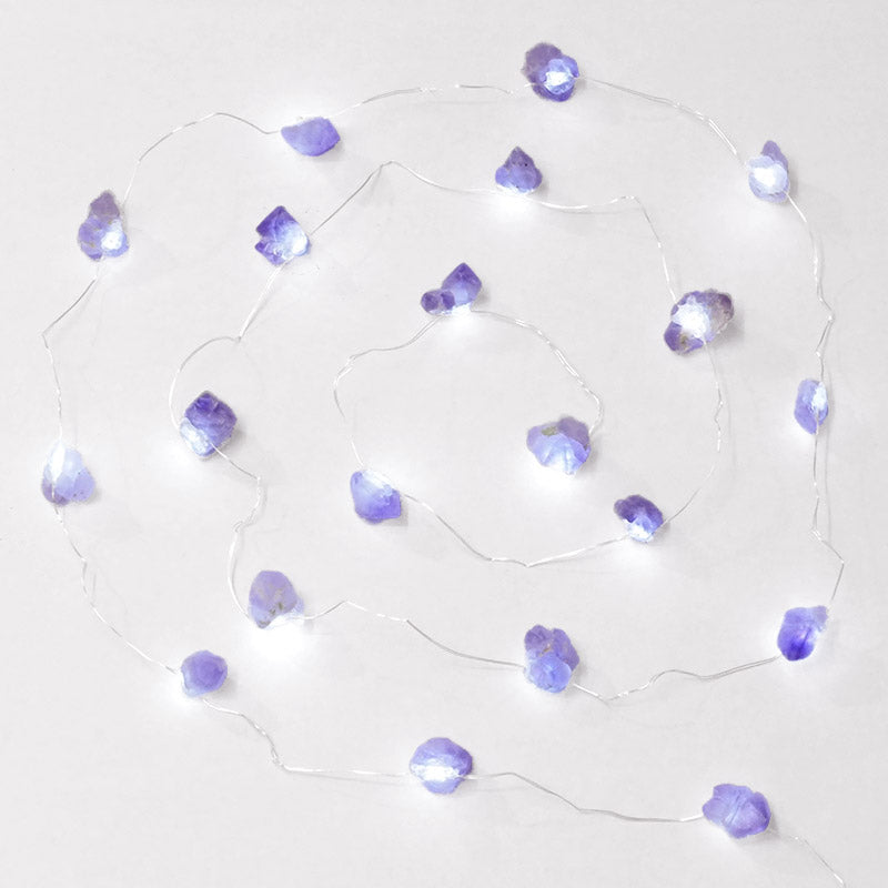 Amethyst Crystal Fairy lights