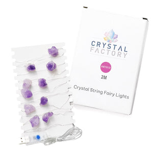 Amethyst Crystal Fairy lights