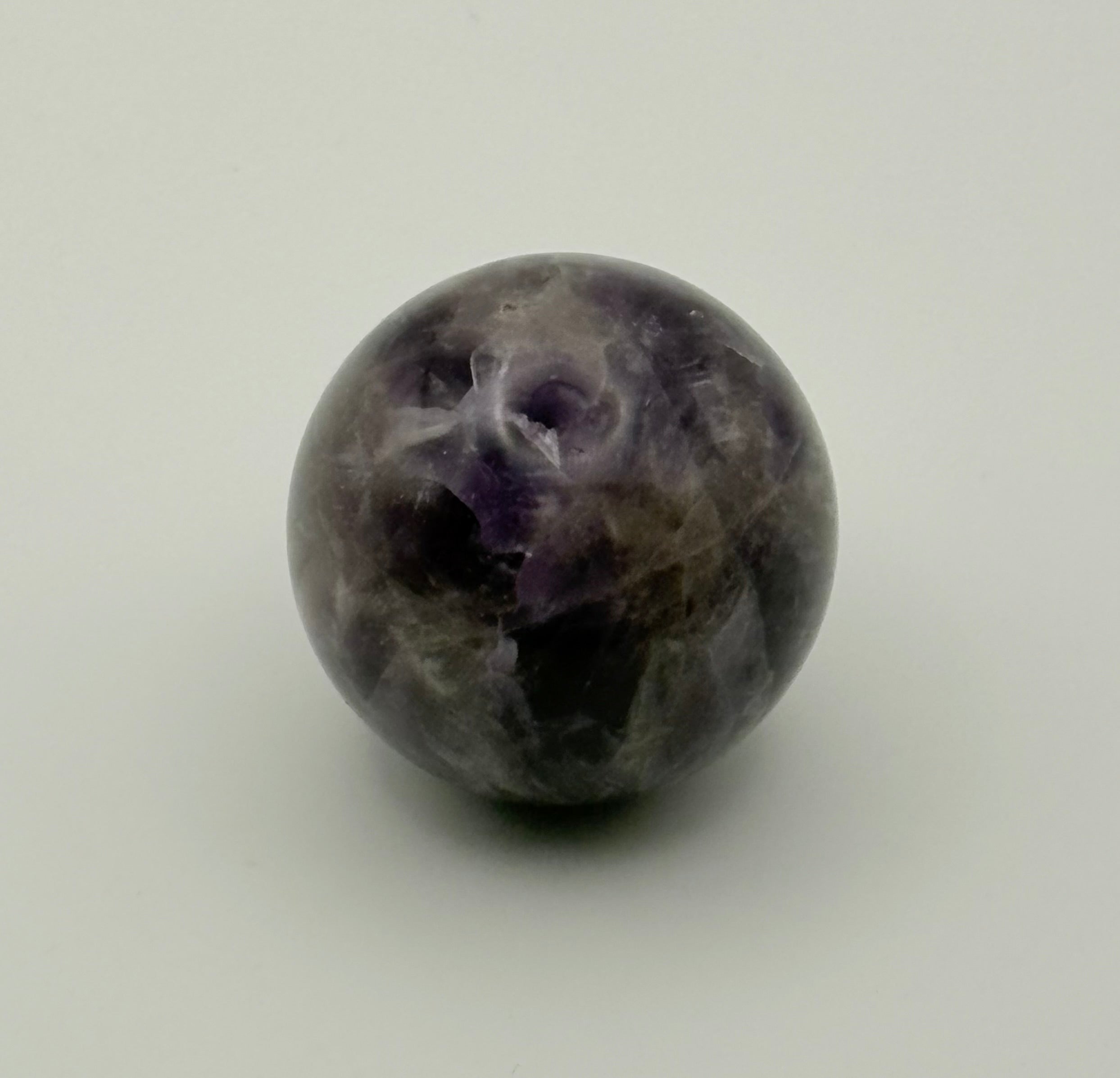 Chevron Amethyst 4cm Sphere