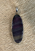 Fluorite Silver Pendant