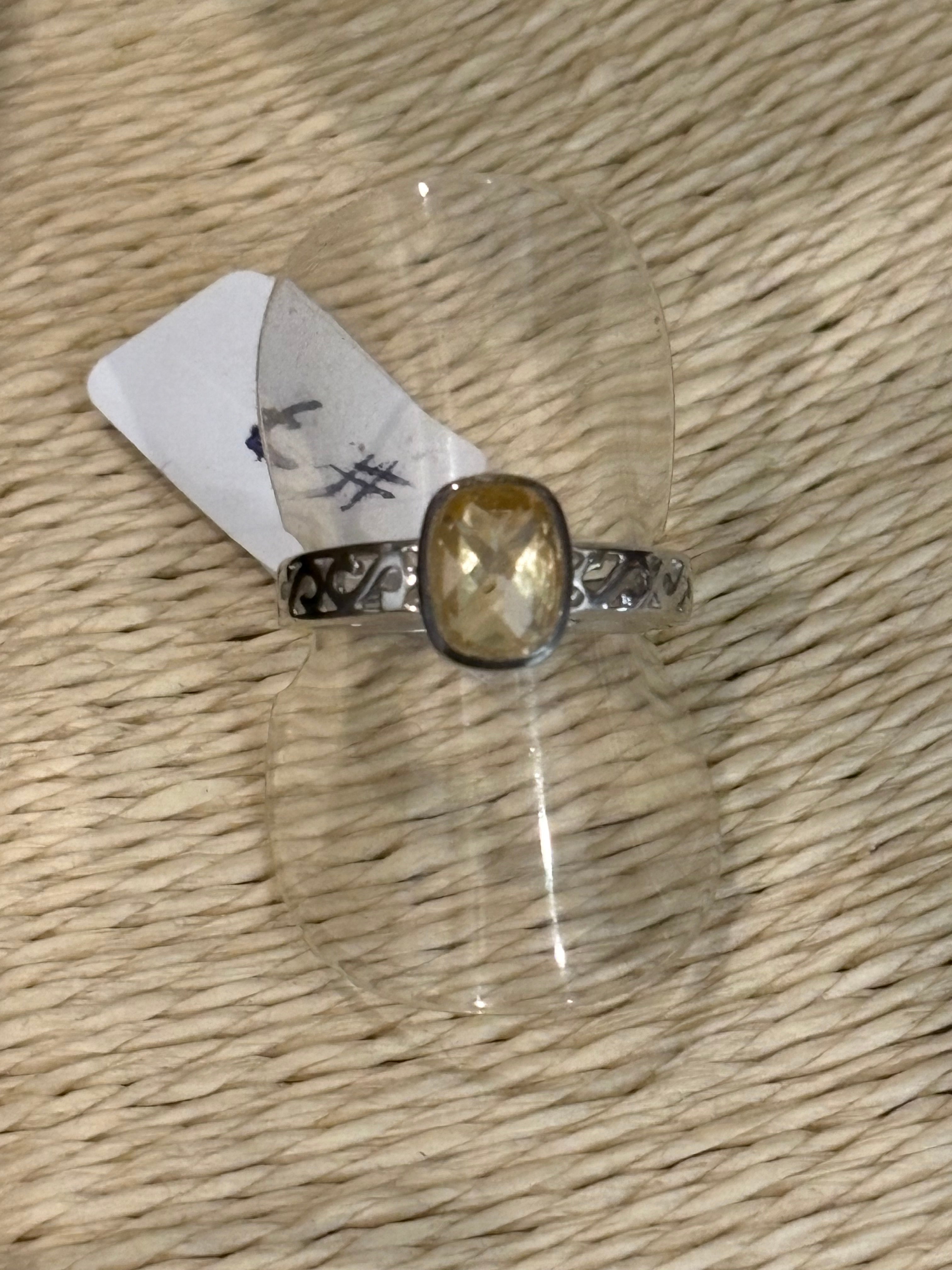 Citrine Ring Oval