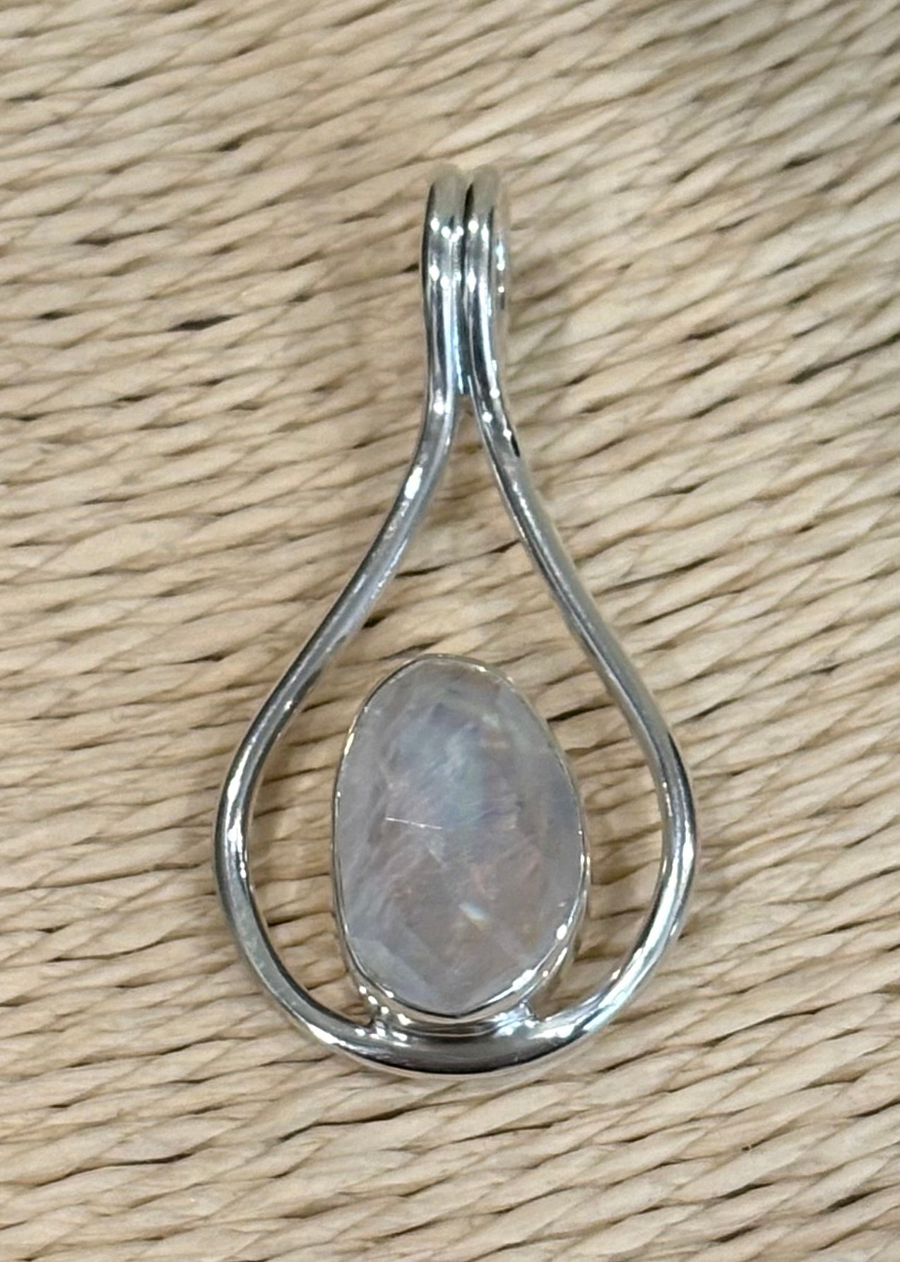 Moonstone Silver Pendant