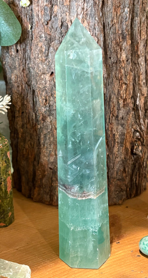 19.5cm Green Fluorite Generator