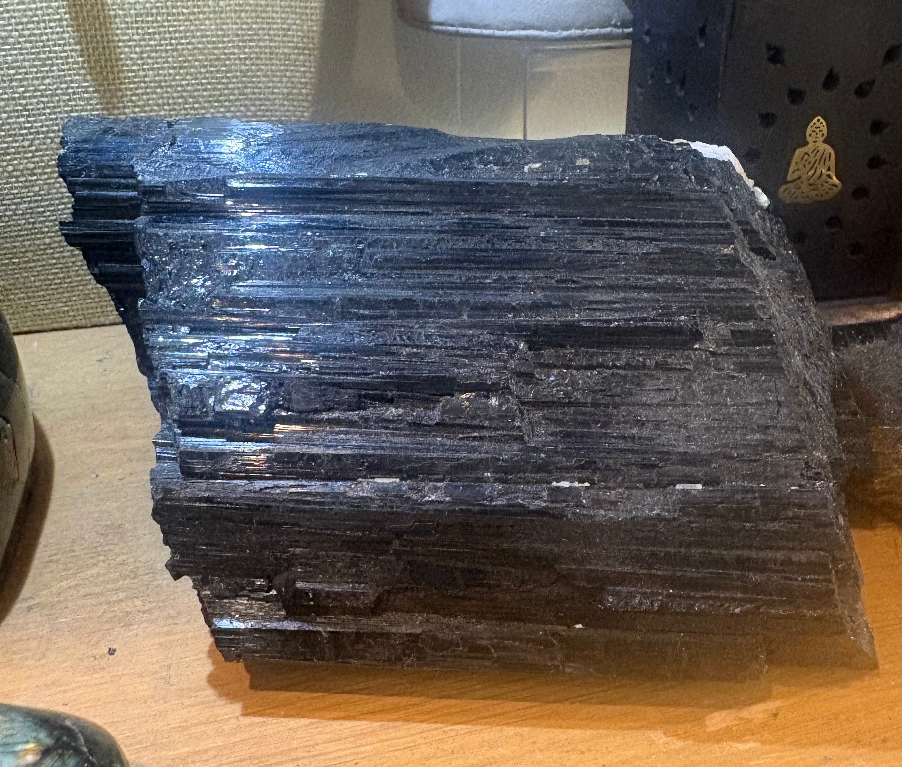Black Tourmaline Log 17cm