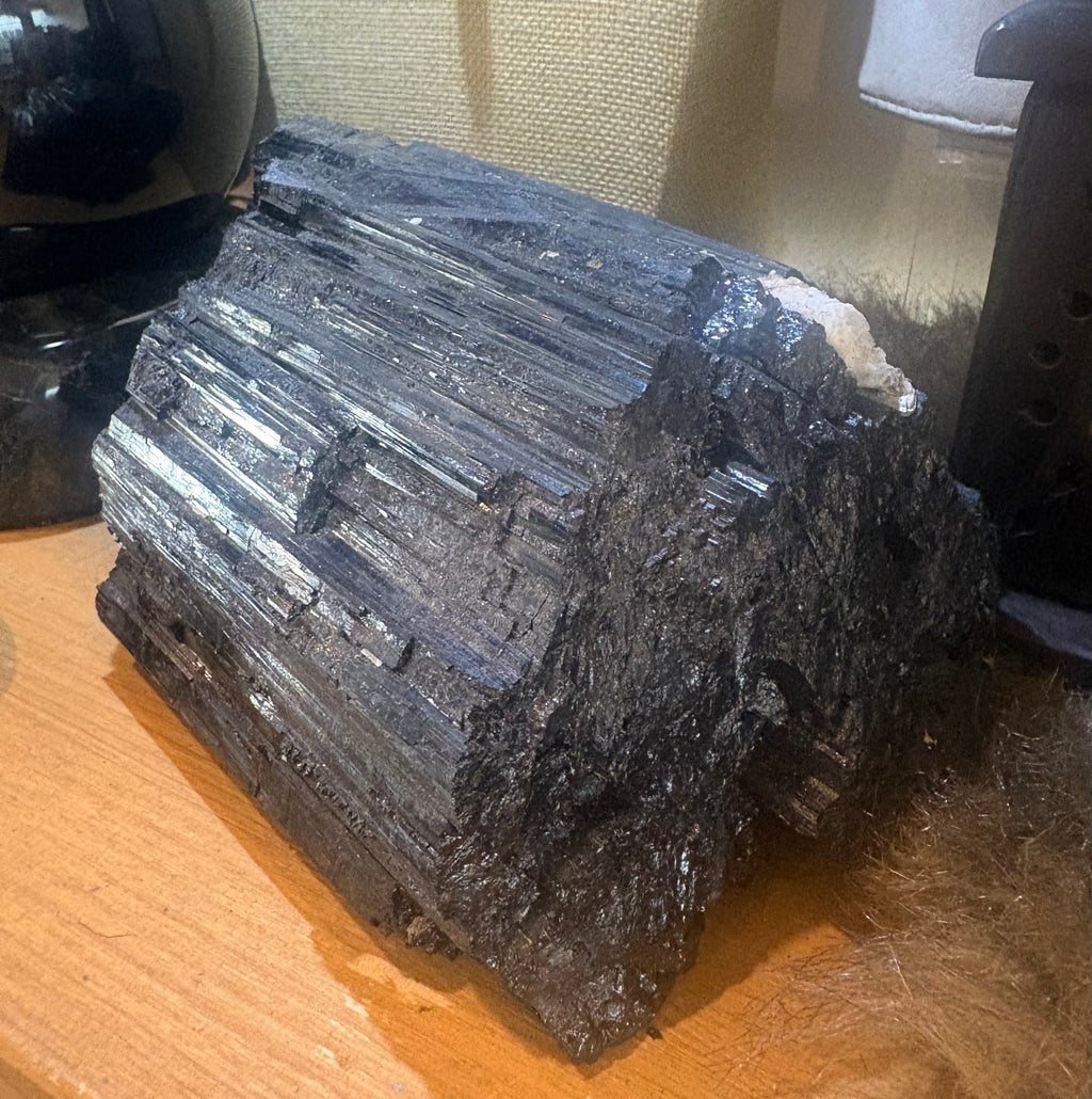 Black Tourmaline Log 17cm