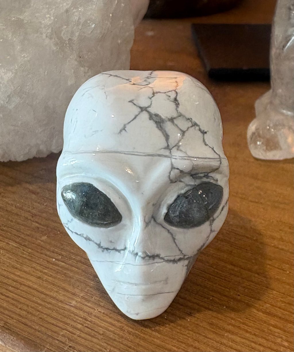 Alien Head Carving