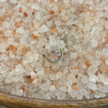 Rose Quarts Moon Ring Sterling Silver
