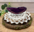 Purple Agate Crystal Slice