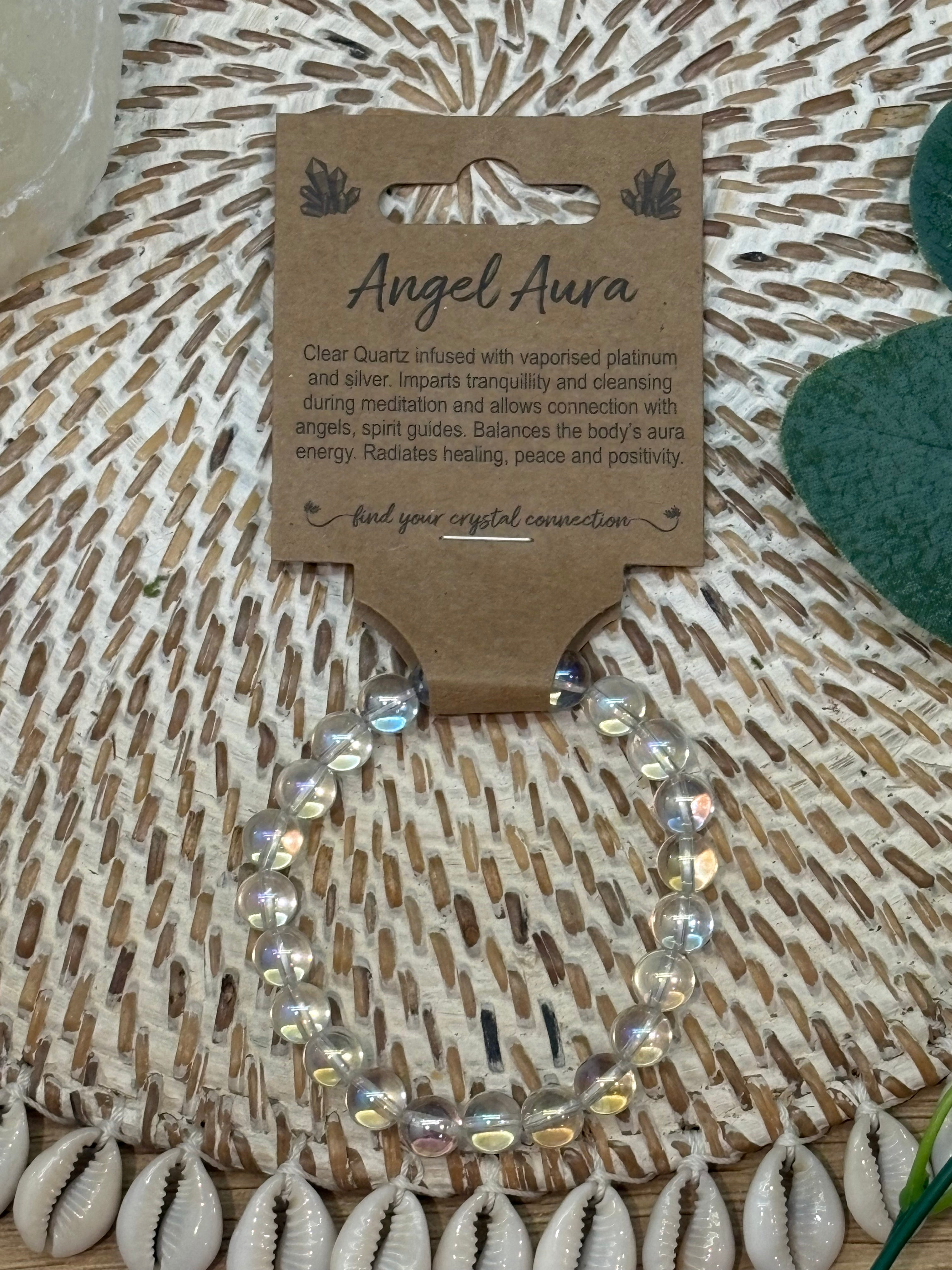 Angel Aura Crystal Bead Bracelet