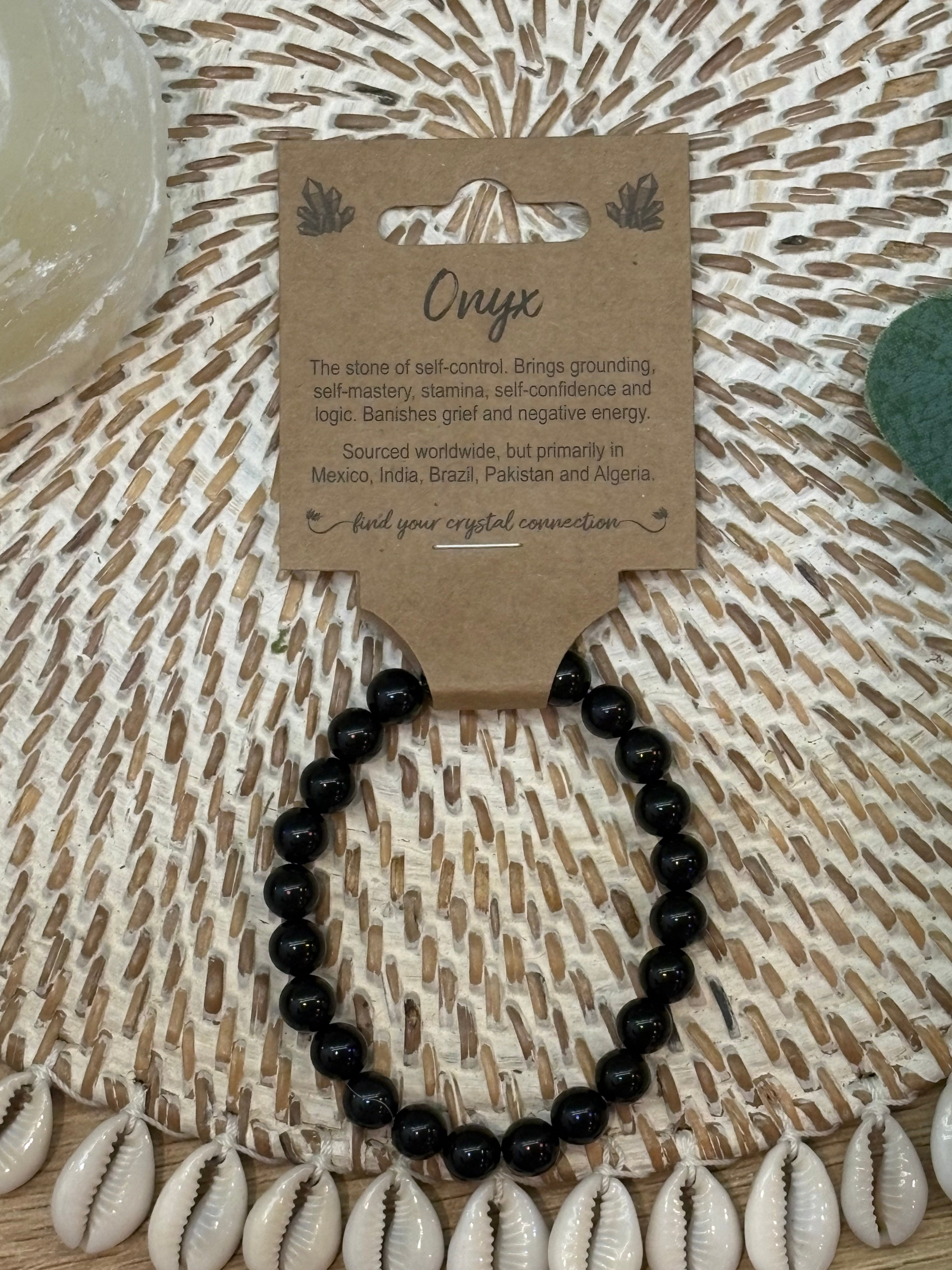 Onyx Crystal Bracelet