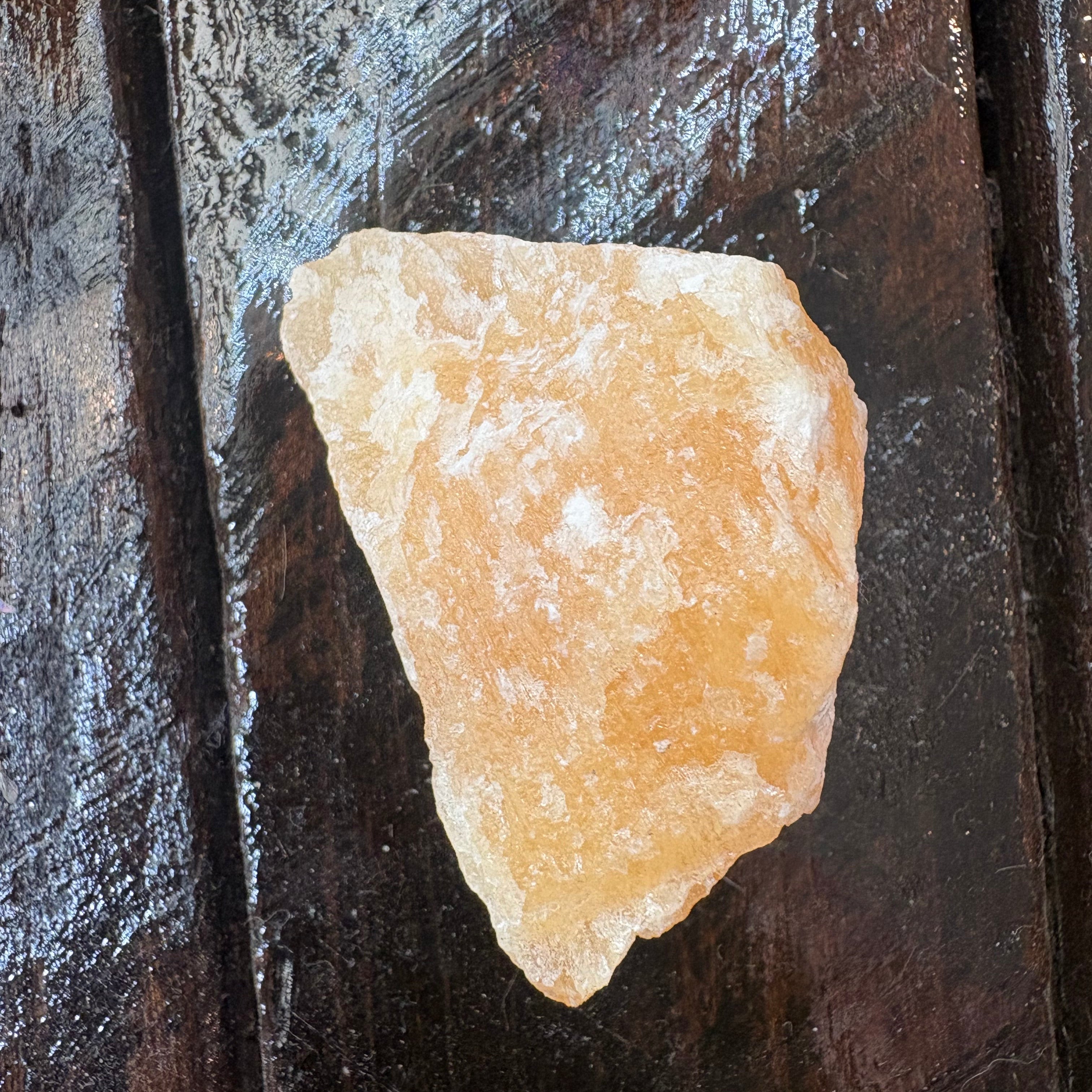 Raw Orange Calcite Small