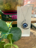 Evil Eye Moon Necklace