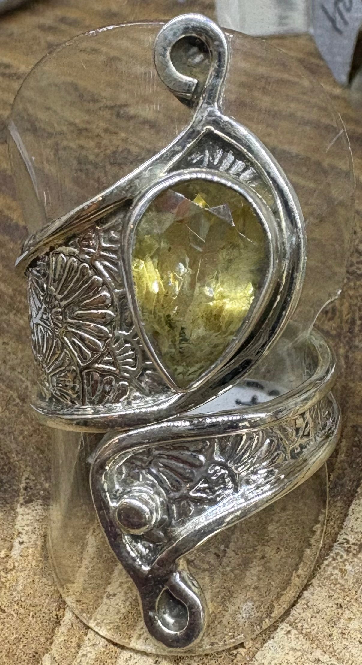 Citrine Silver Ring