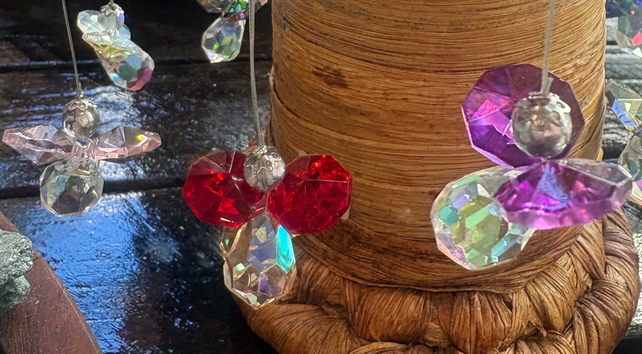 Mini Crystal Hanging Fairy