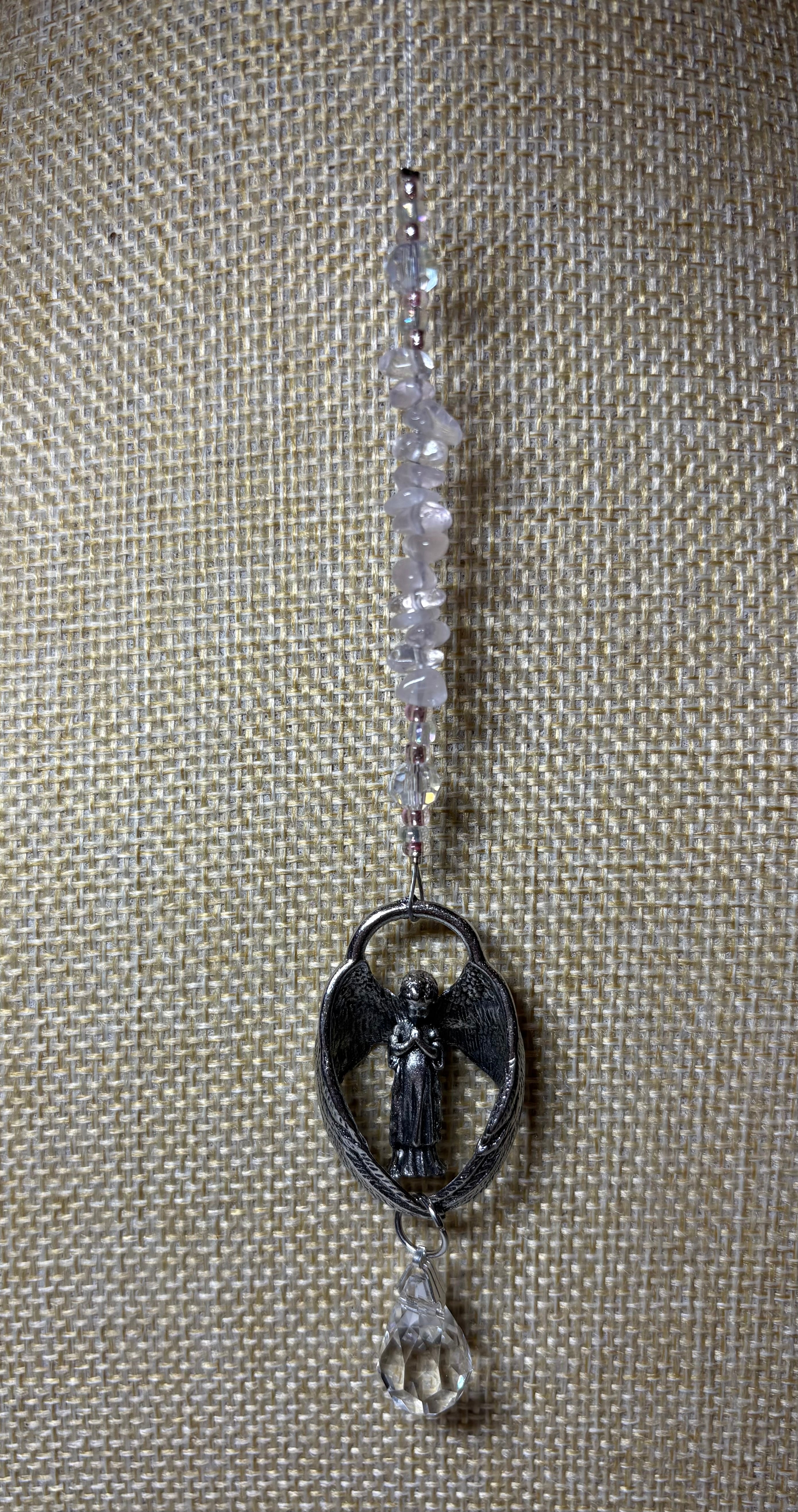 Medium Silver Angel Sun Catcher