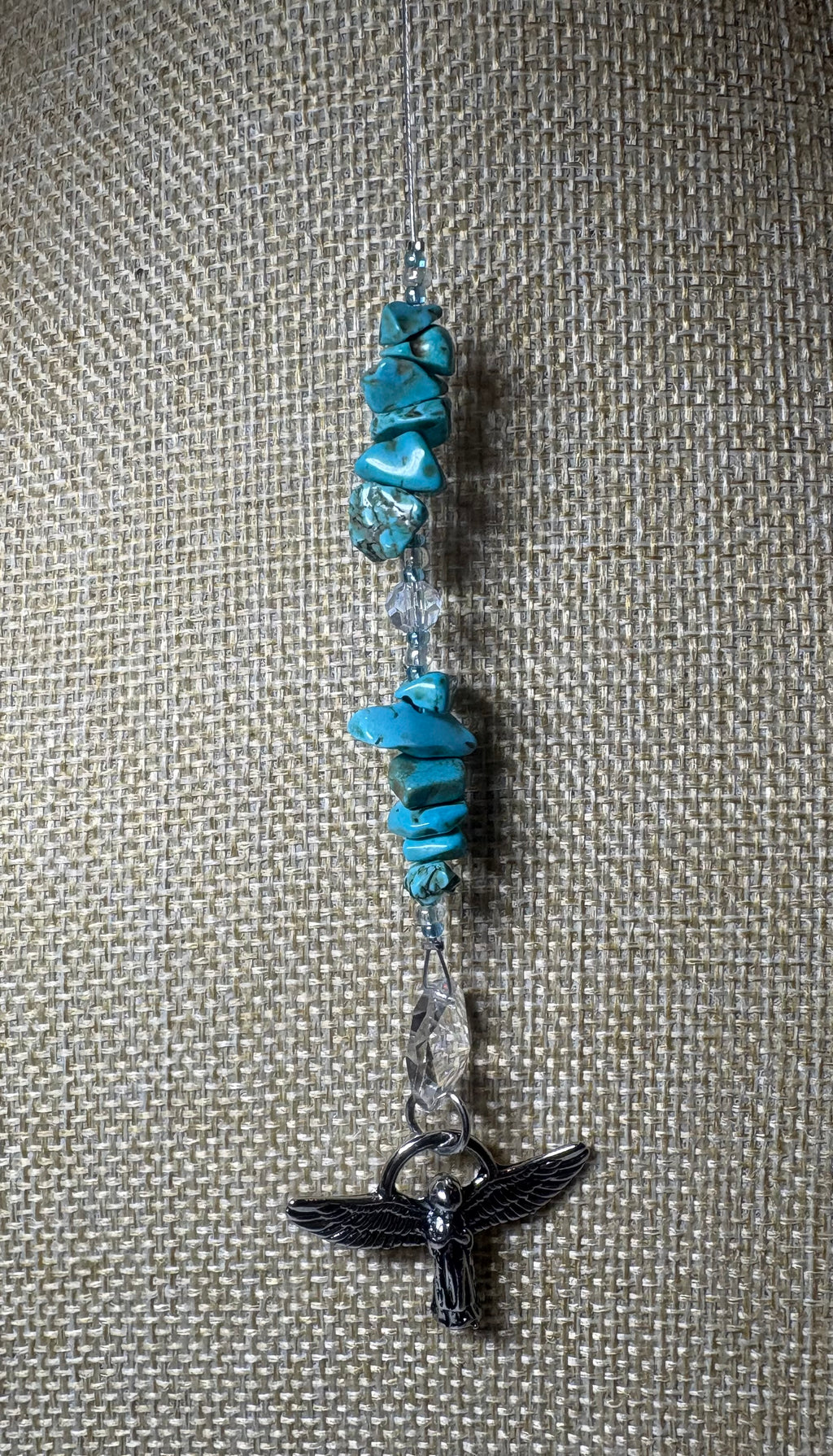 Small Silver Angel Sun Catcher