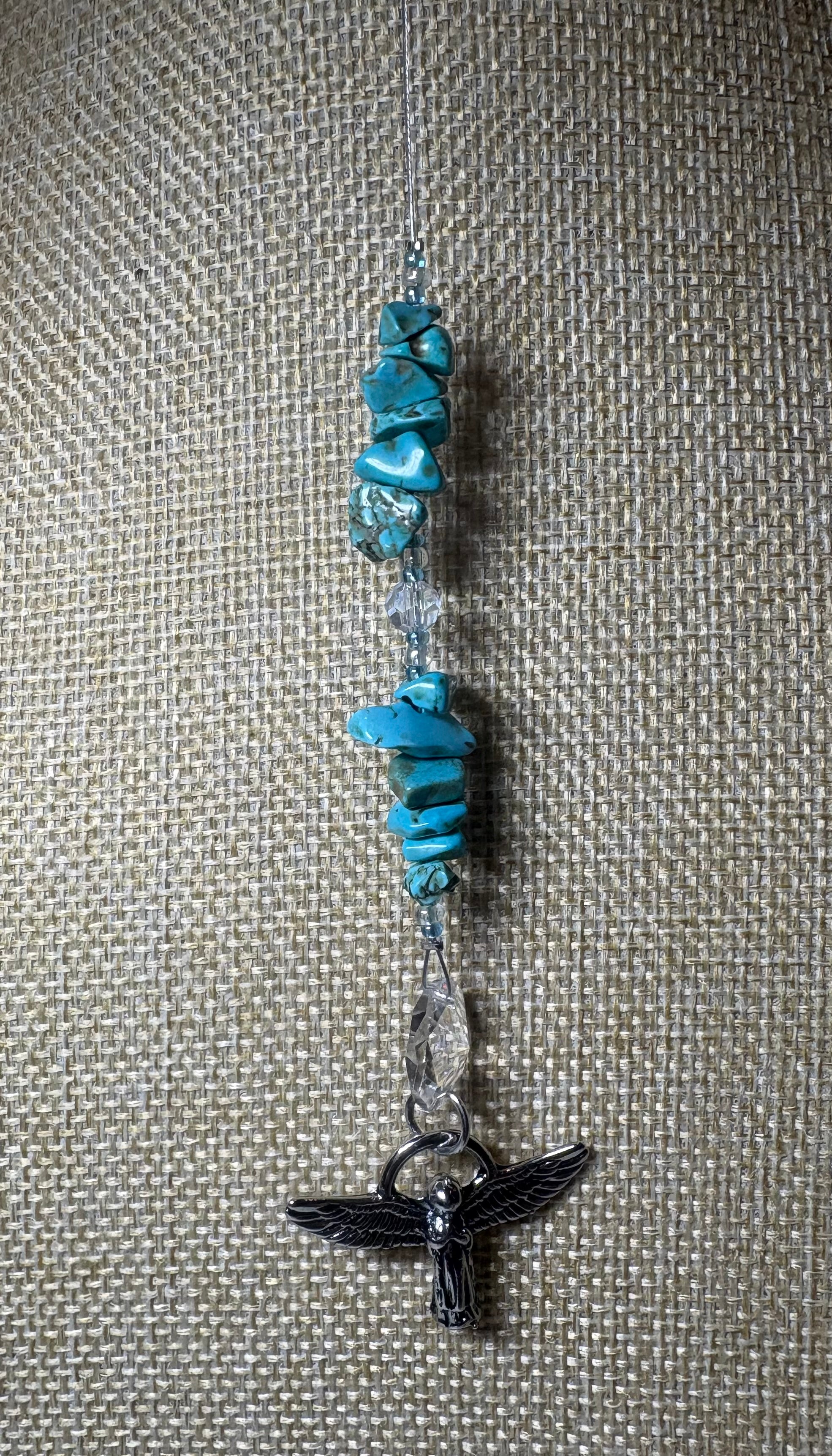 Small Silver Angel Sun Catcher