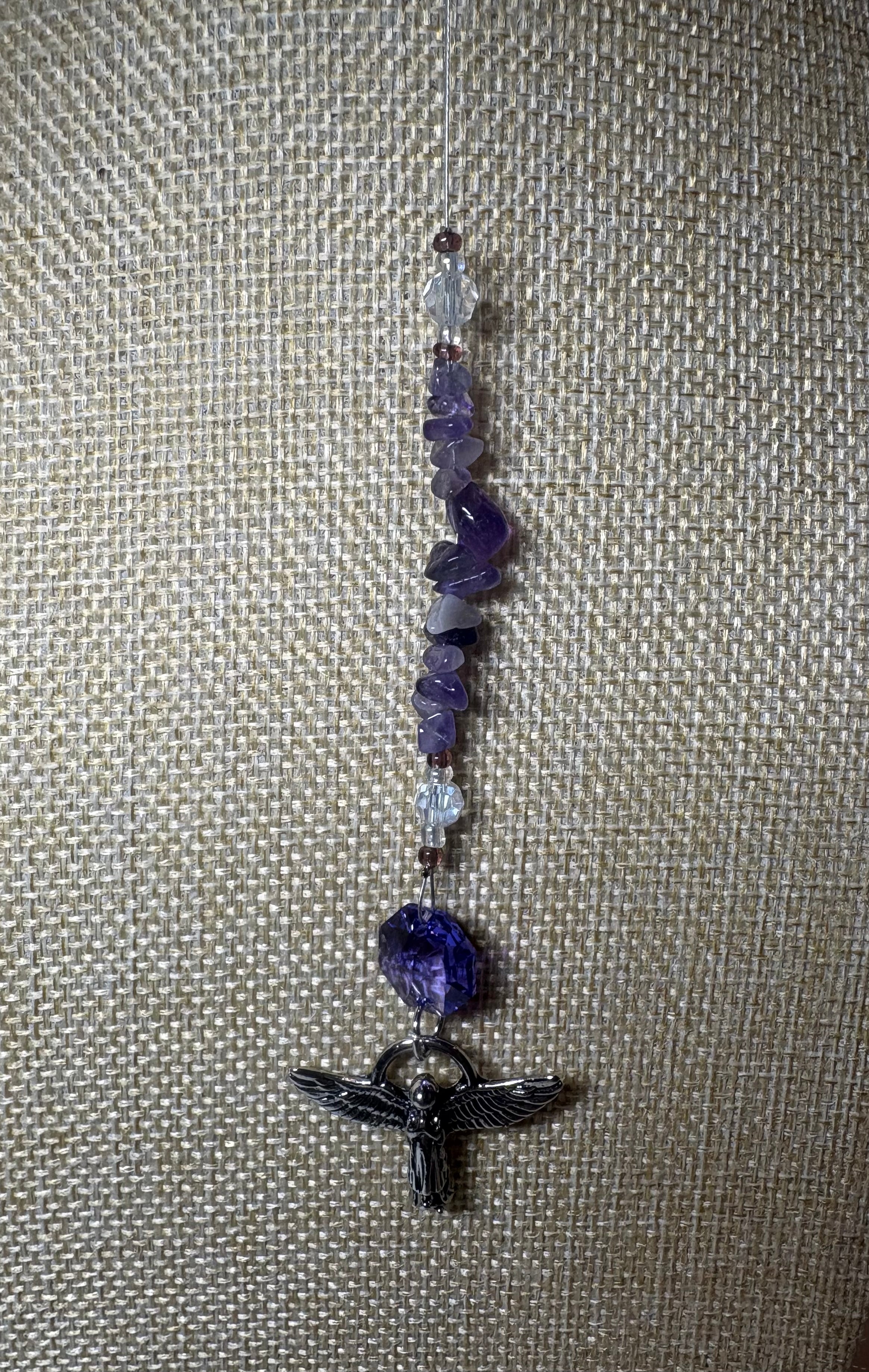 Small Silver Angel Sun Catcher