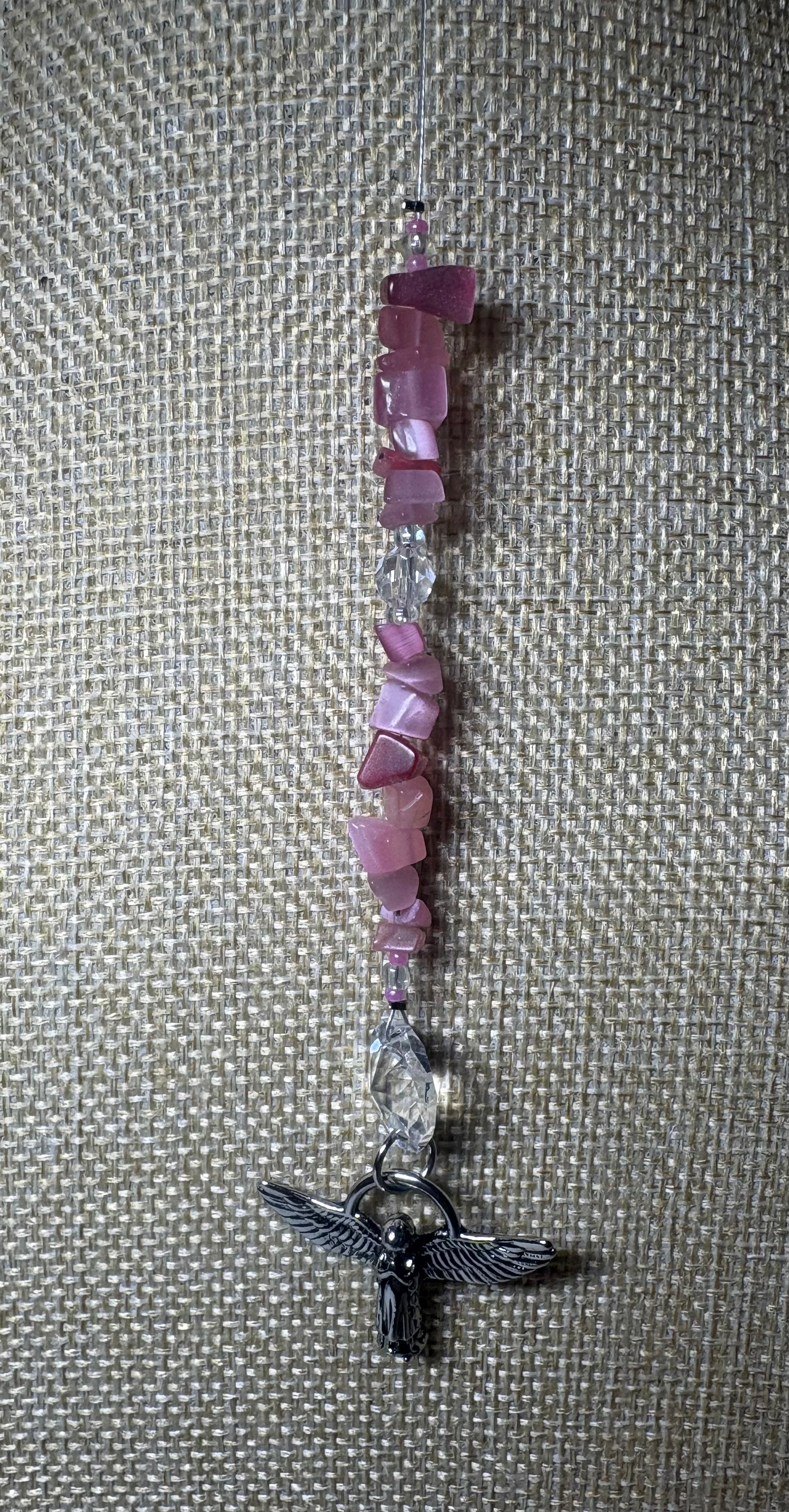 Small Silver Angel Sun Catcher