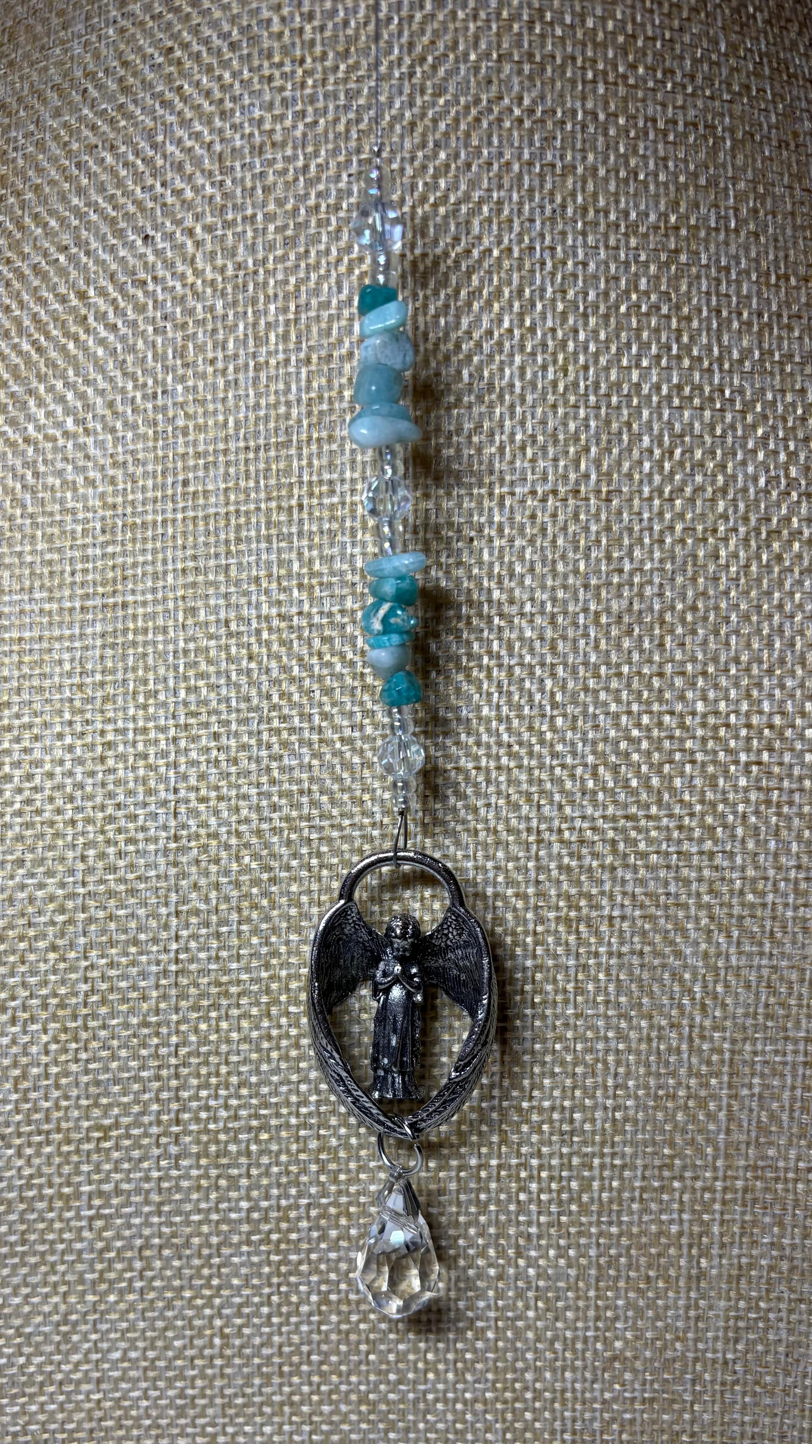 Medium Silver Angel Sun Catcher