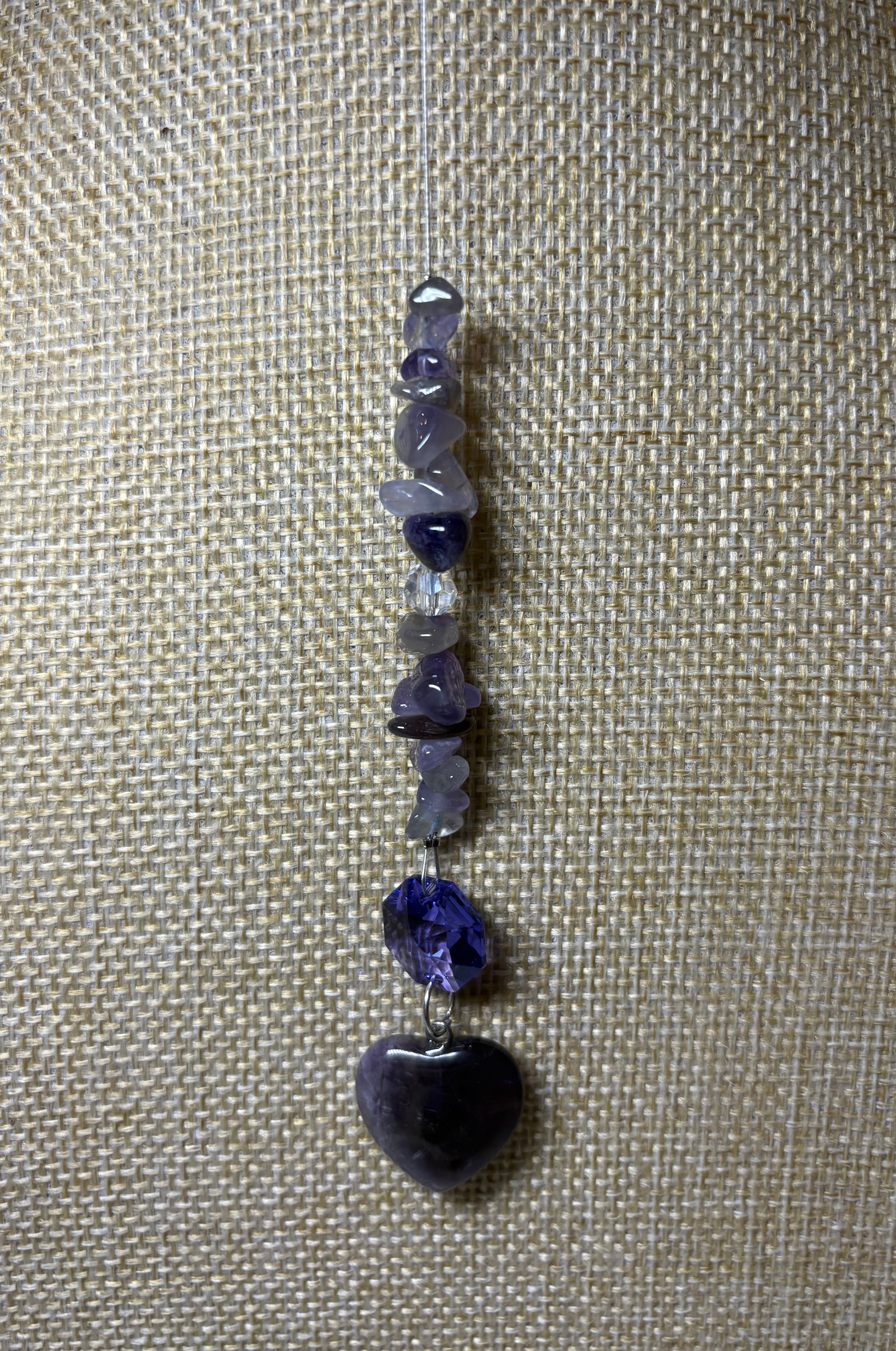 Small Crystal Heart Sun Catcher