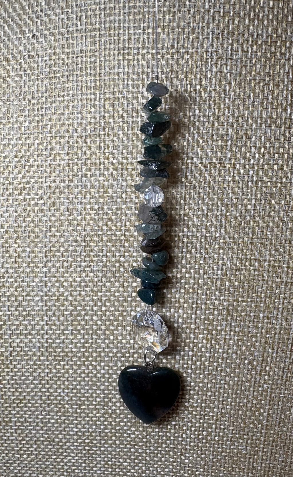 Small Crystal Heart Sun Catcher