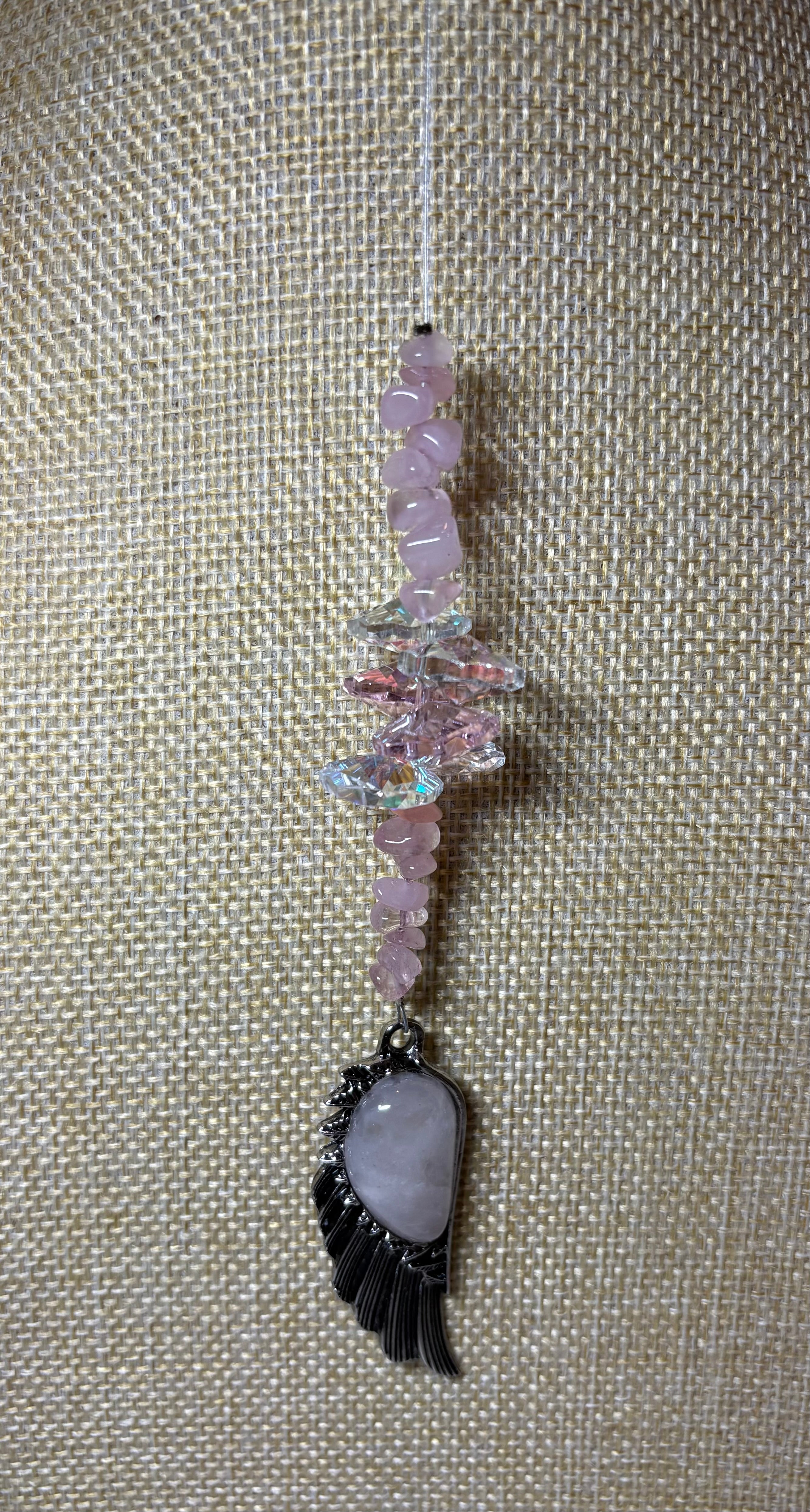 Angel Wing Crystal Sun Catcher