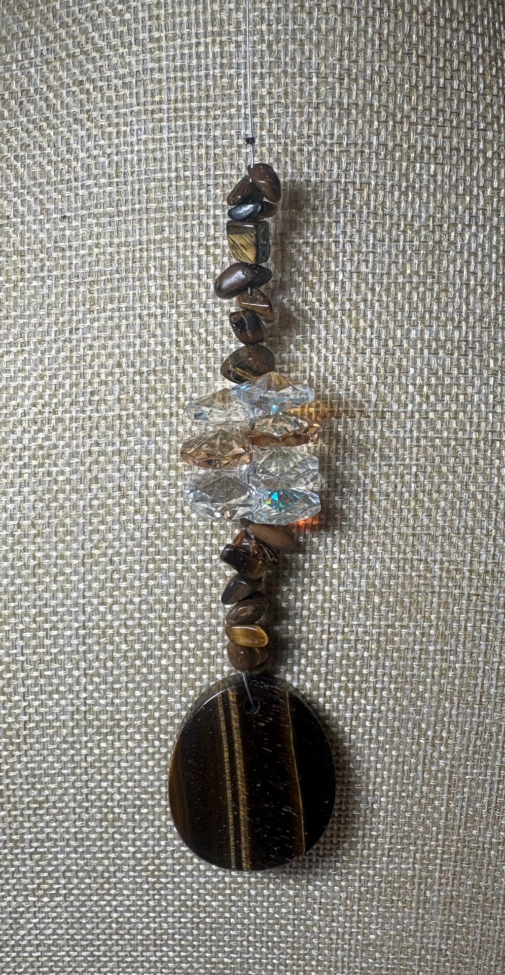 Flat Tumbled Stone Sun Catcher