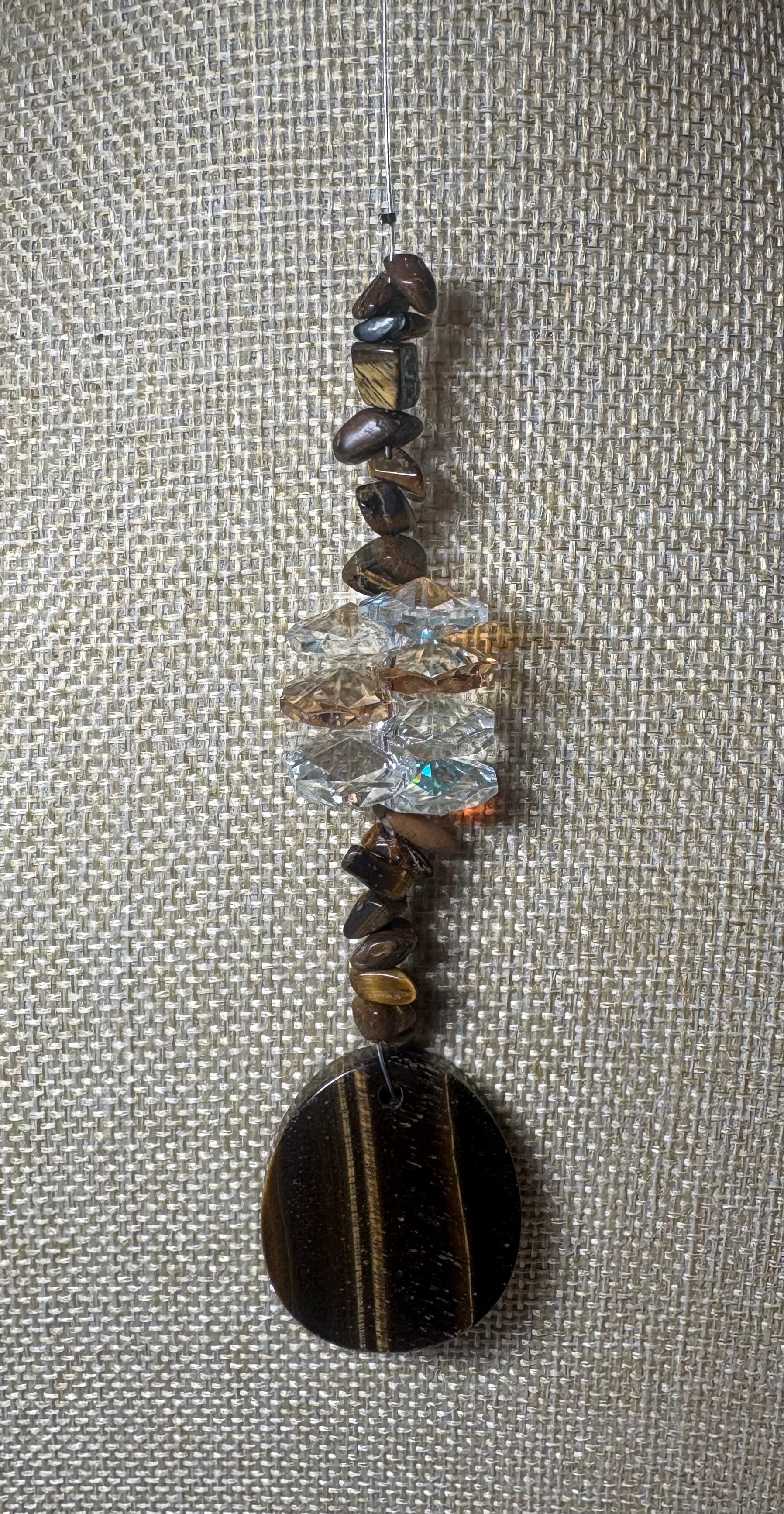 Flat Tumbled Stone Sun Catcher