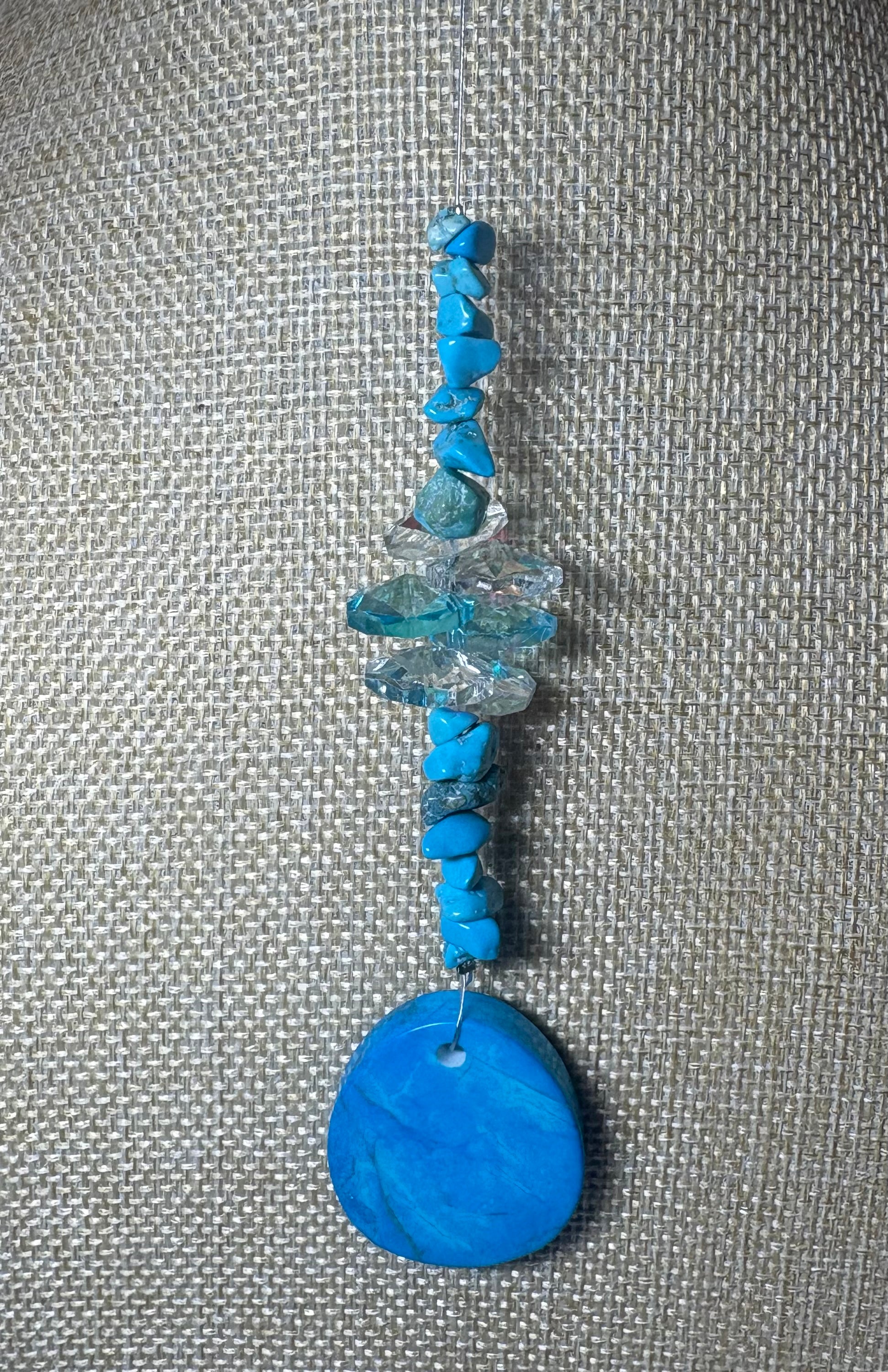 Flat Tumbled Stone Sun Catcher