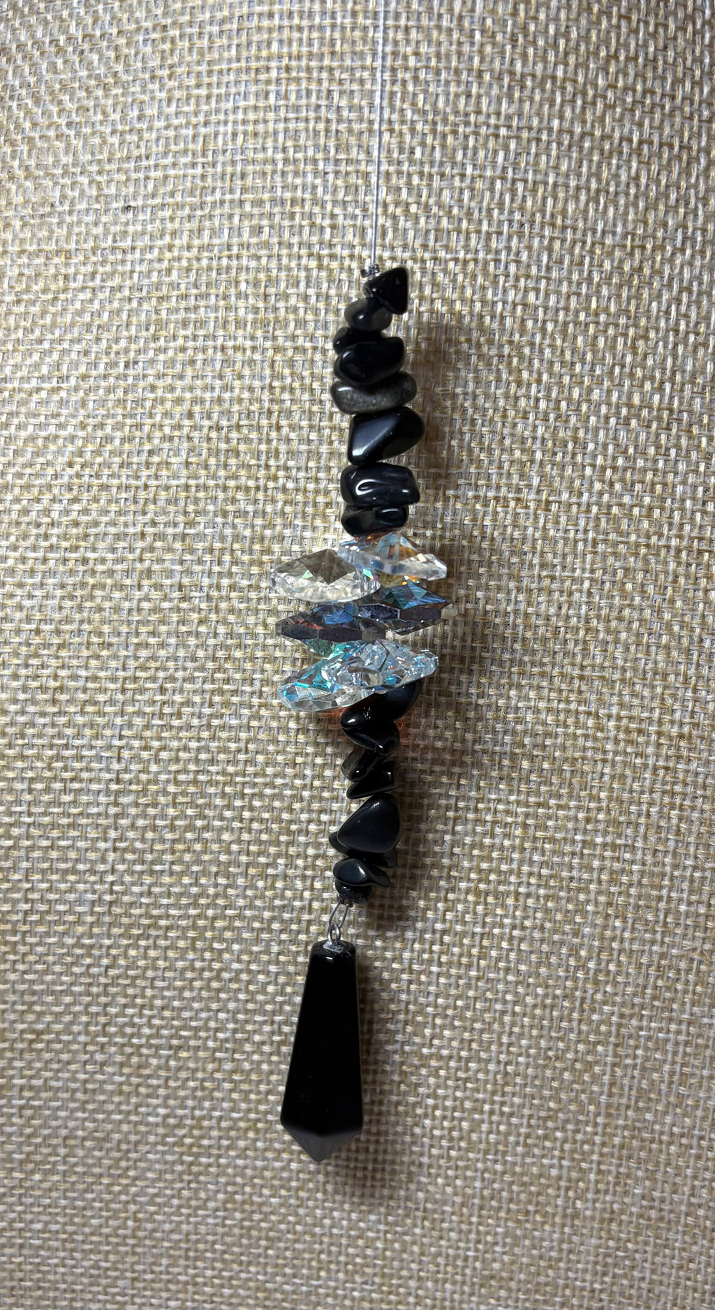 Terminated Point with Small Beads Sun Catcher