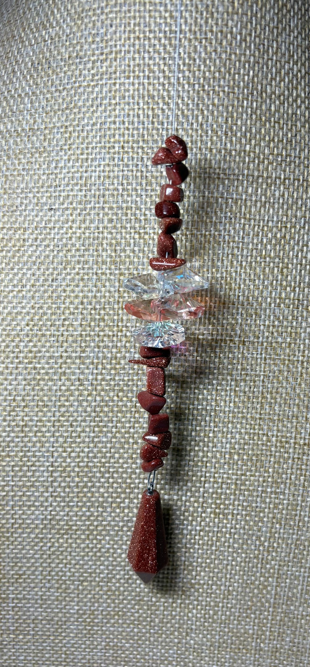 Terminated Point with Small Beads Sun Catcher