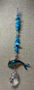 Blue Dolphin Sun Catcher
