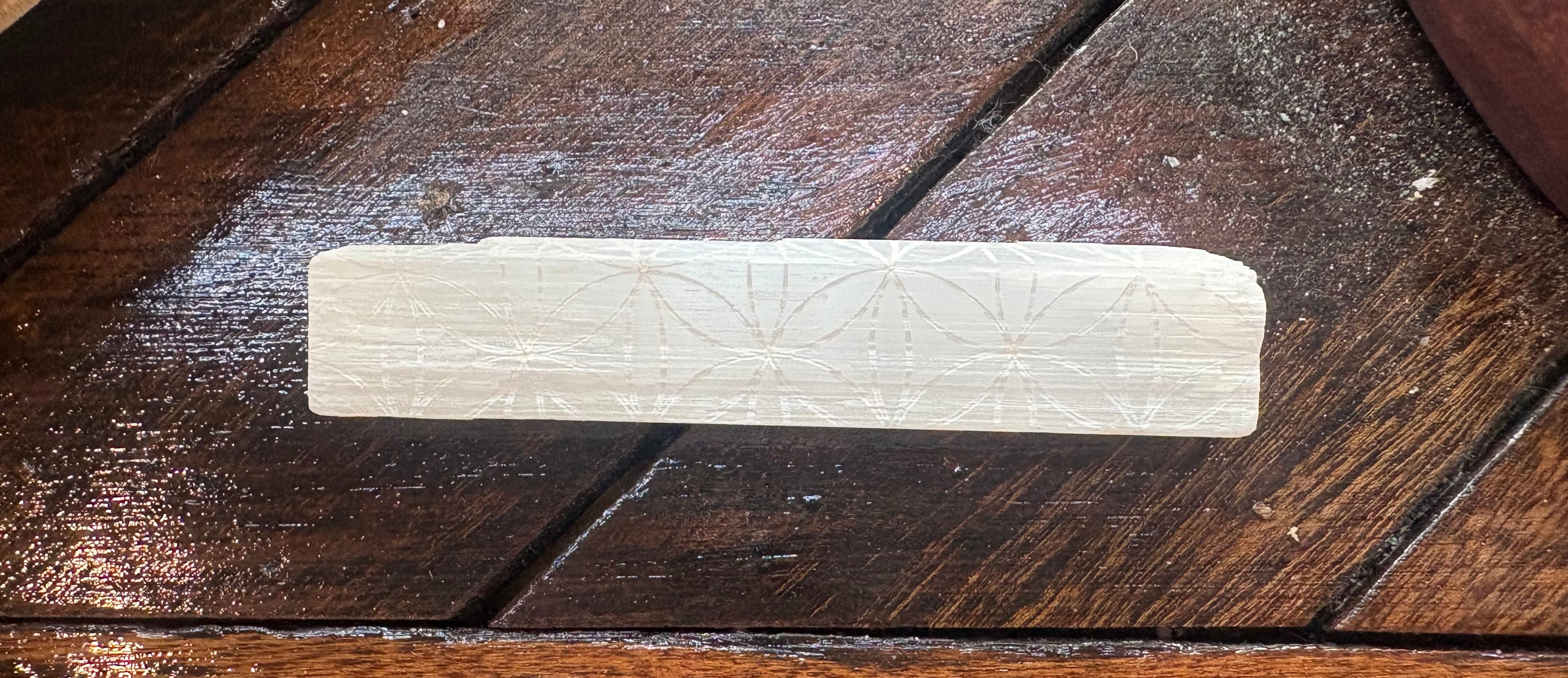 Selenite Wand Flower of Life (Small)