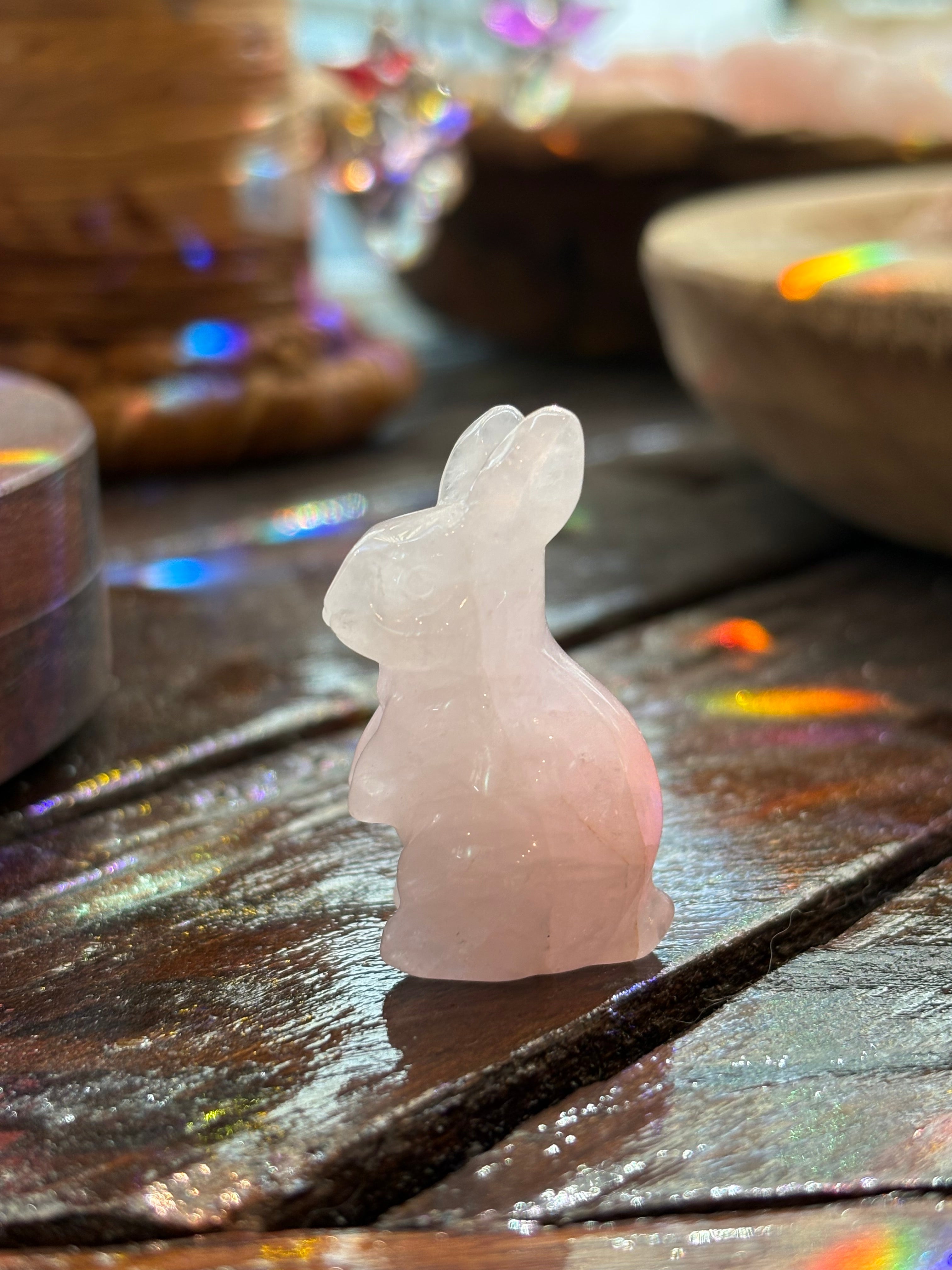 Rose Quartz Bunny
