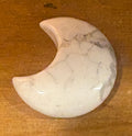 White Howlite Moon